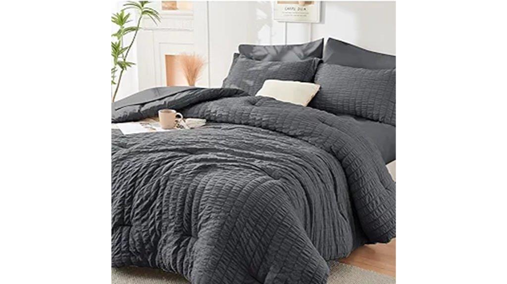 king size seersucker comforter