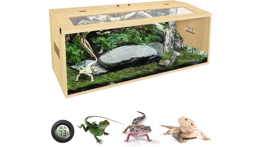 large 43 gallon reptile enclosure