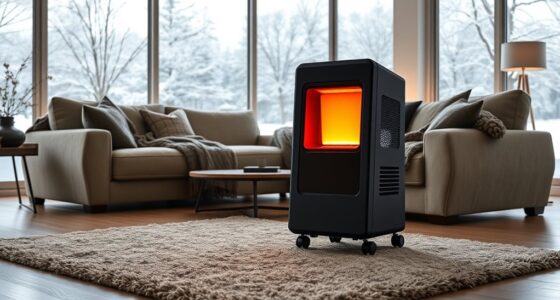 large room space heater ratings