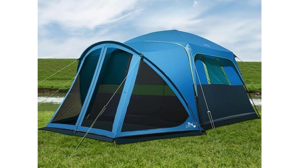 large weatherproof family tent