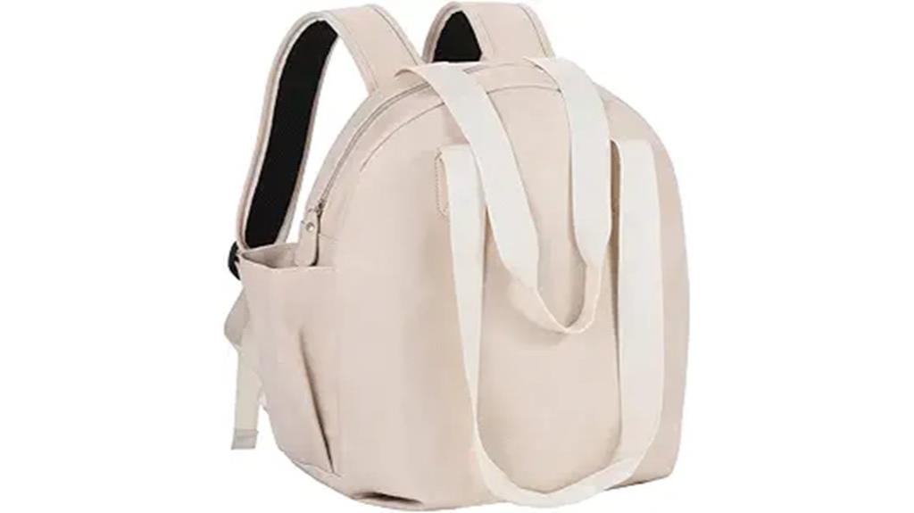 leather baby travel backpack