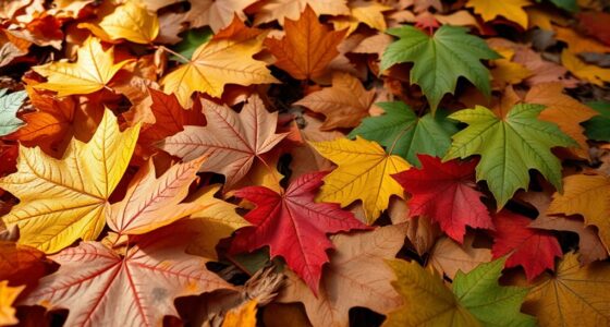 leaves create natural art