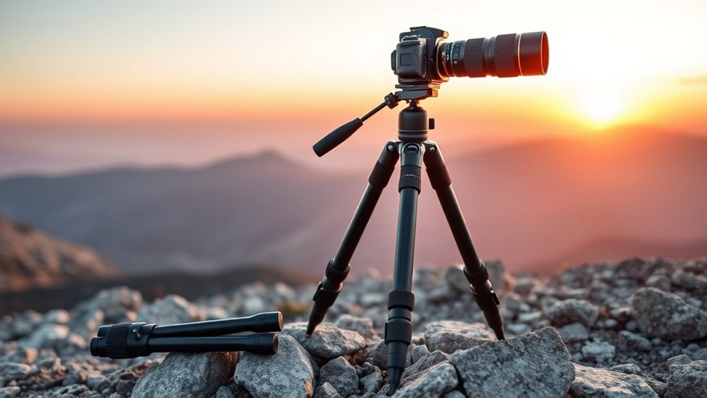 lightweight adjustable stable tripod