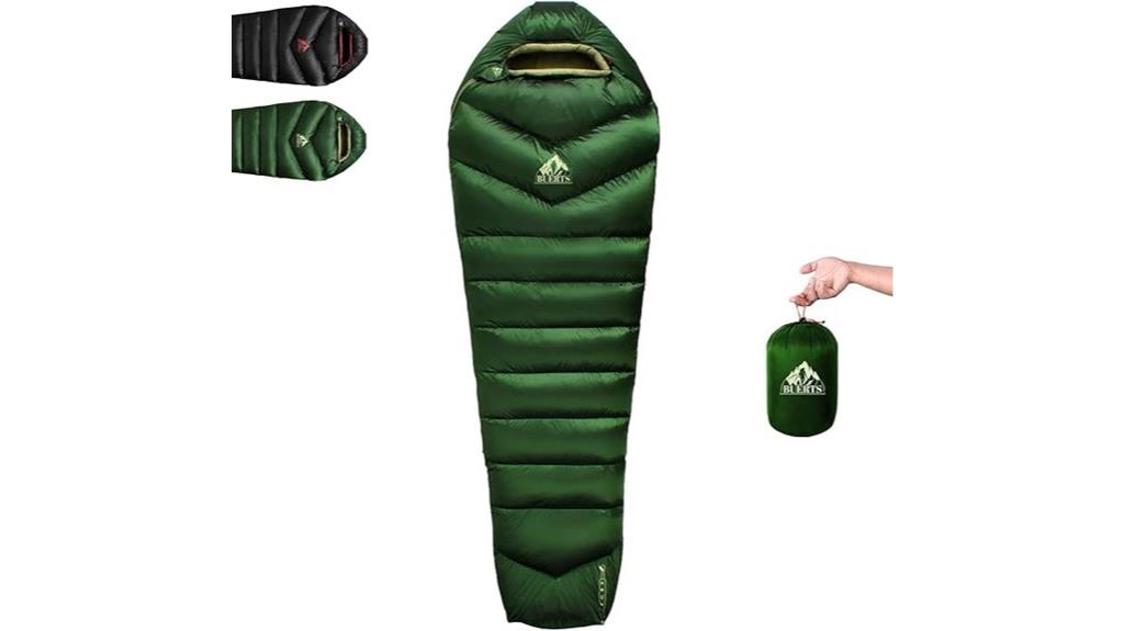 lightweight down sleeping bag