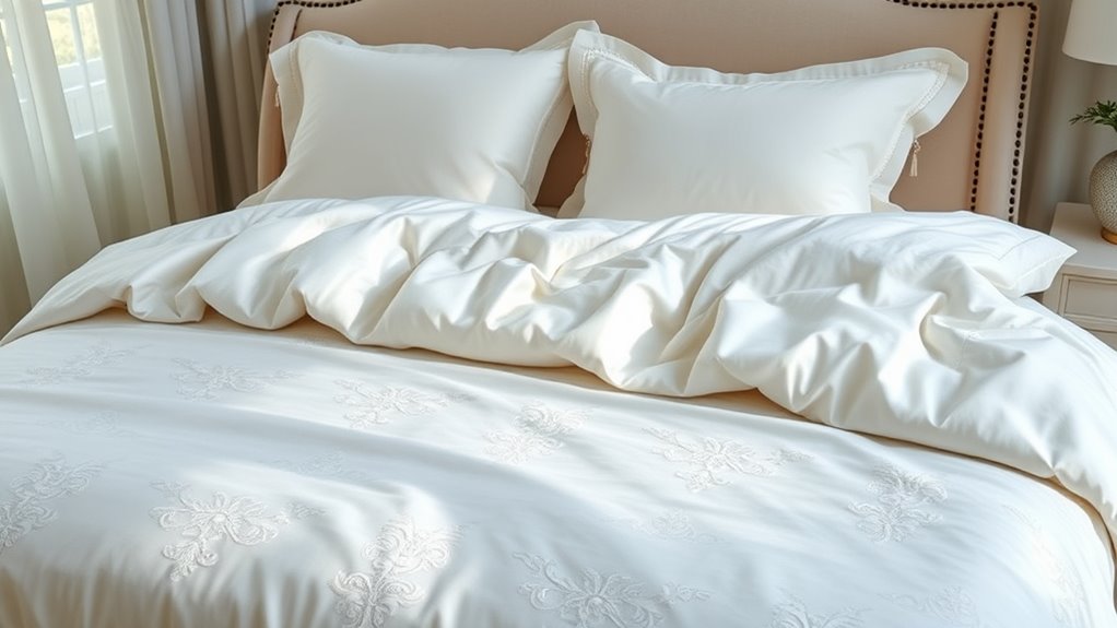 luxury bedding material quality