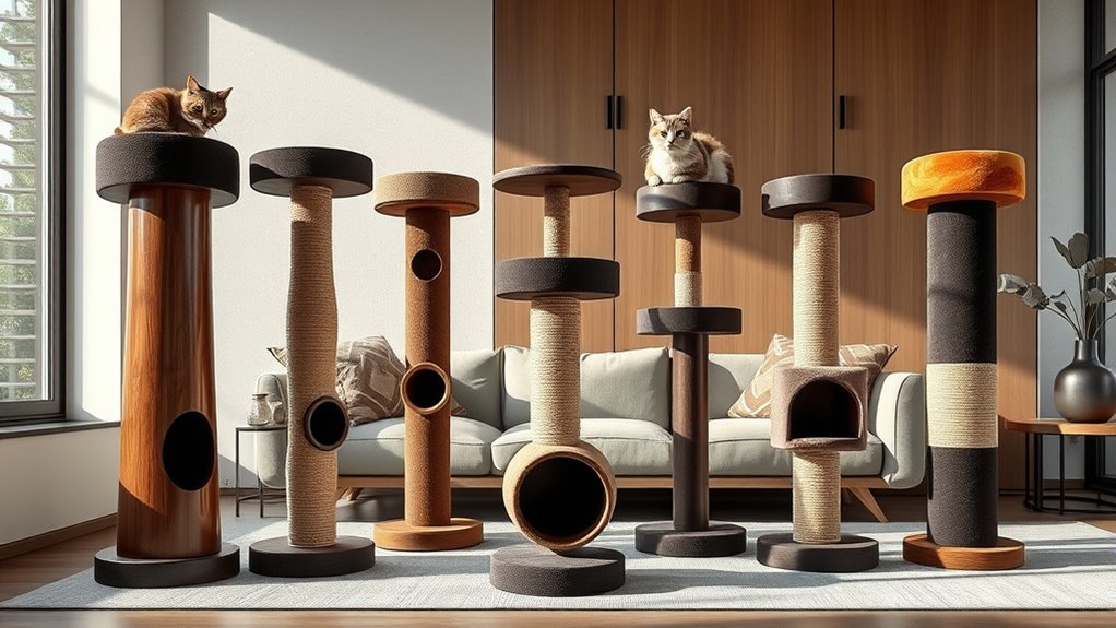 luxury cat scratching posts