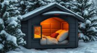 luxury heated outdoor pet shelters
