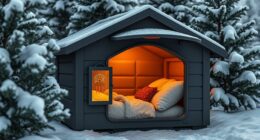 luxury heated outdoor pet shelters