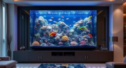 luxury home aquarium displays