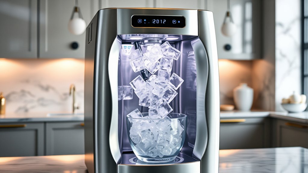 luxury ice machine features