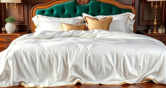 luxury king bed bedding