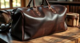 luxury leather travel bags