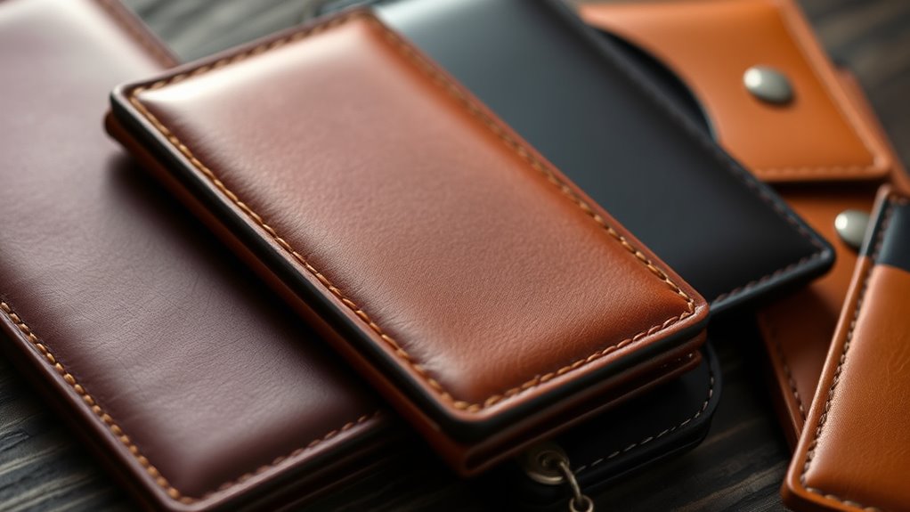 luxury men s leather wallets