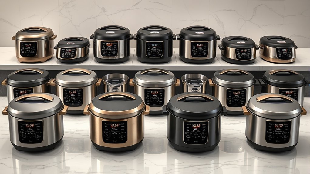 luxury rice cookers showcase style