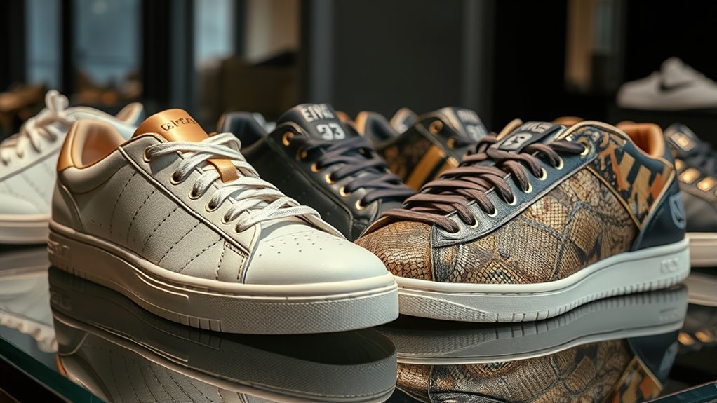 luxury sneaker selection criteria
