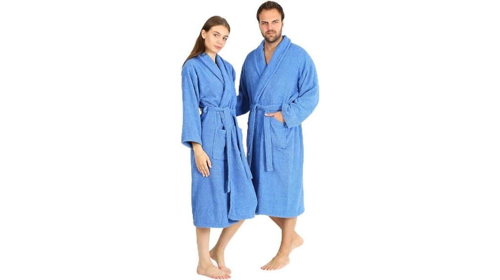 luxury unisex bathrobe