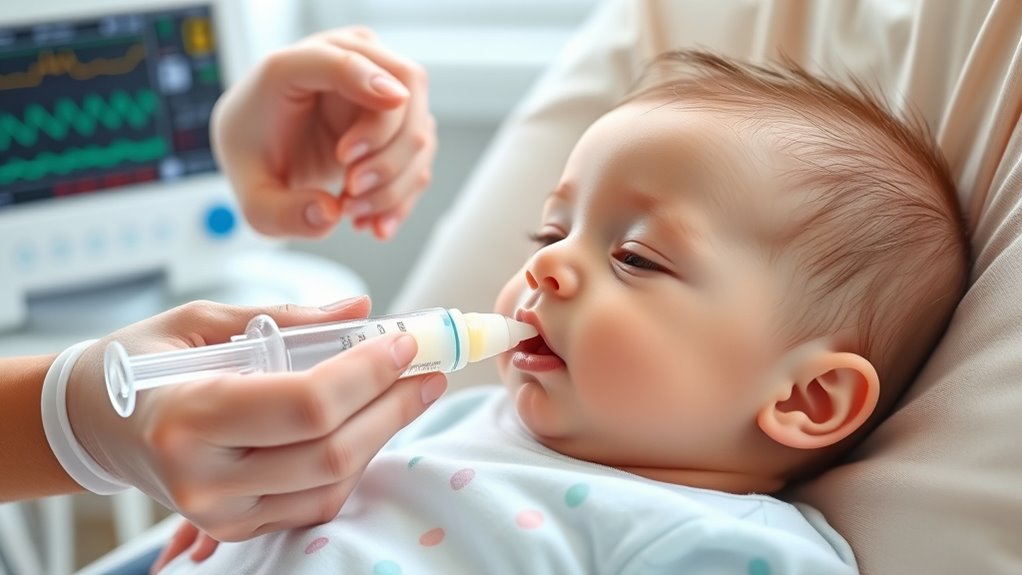 manage reflux through feeding