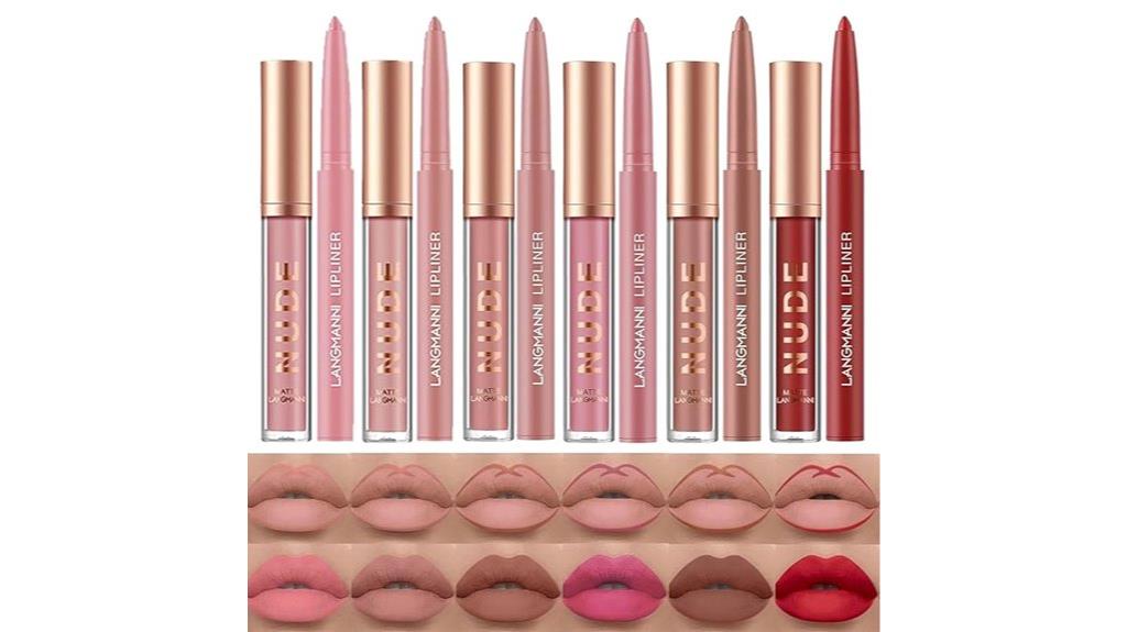 matte lipstick with liners