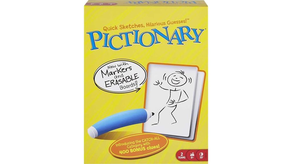 mattel family pictionary game