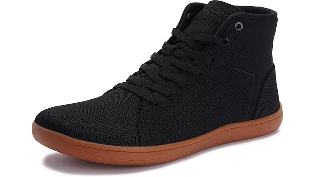men s minimalist high top shoes