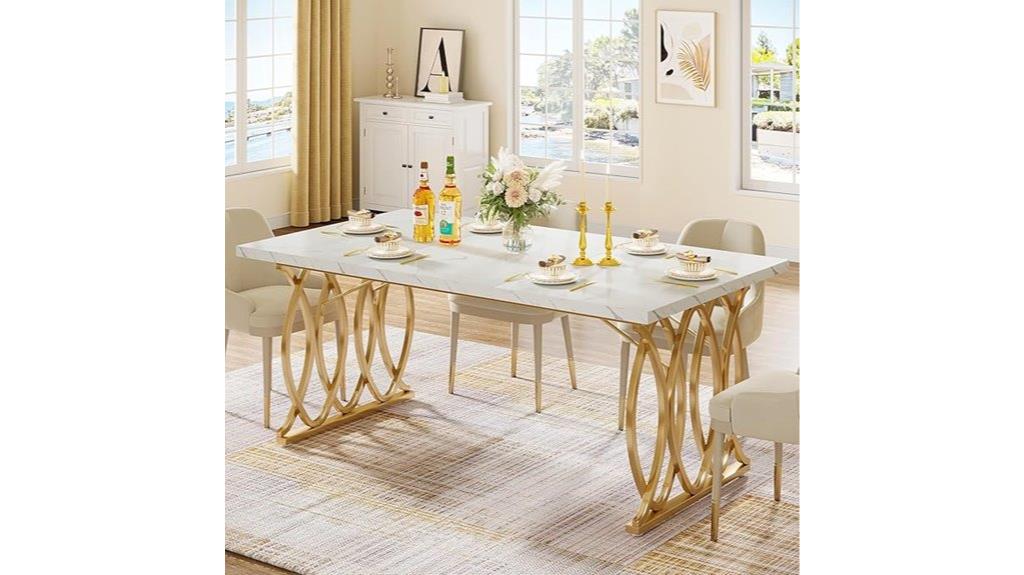modern wooden dining table