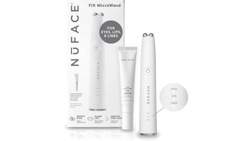 nuface microwand with serum