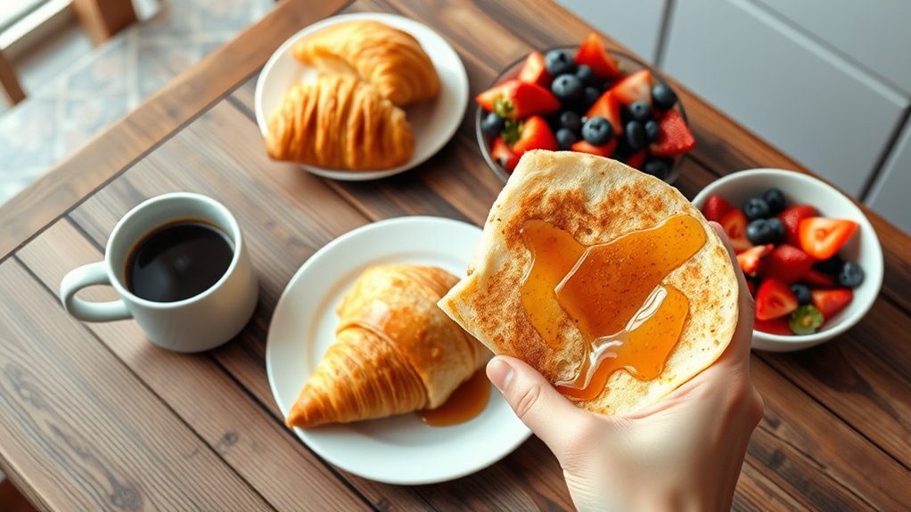 one handed portable breakfast solutions