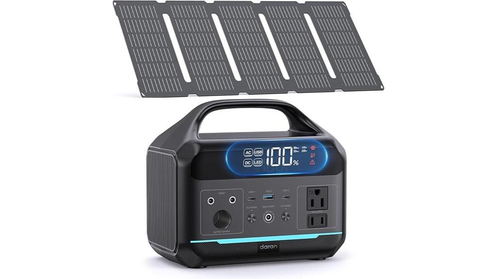 portable 300w solar battery