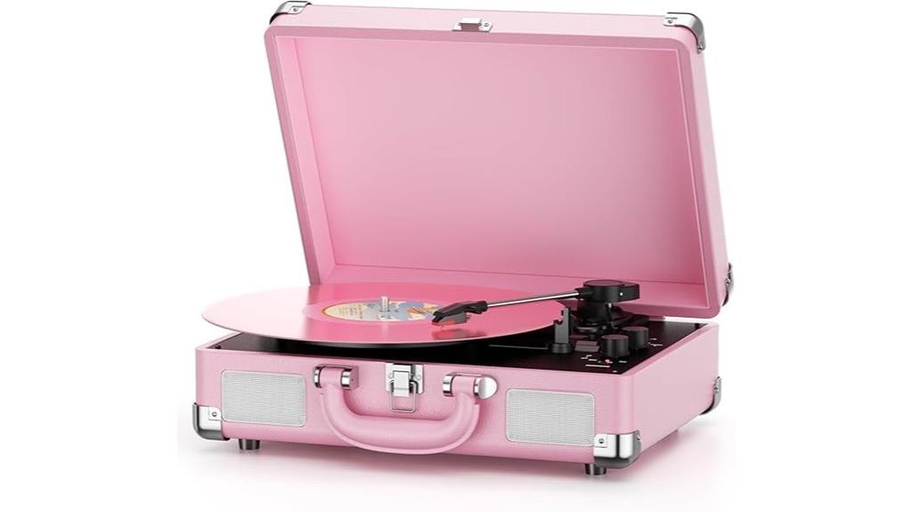portable bluetooth record player