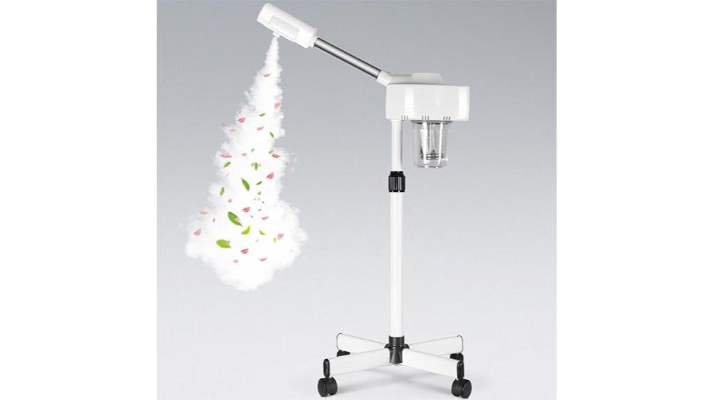 portable facial steamer cart