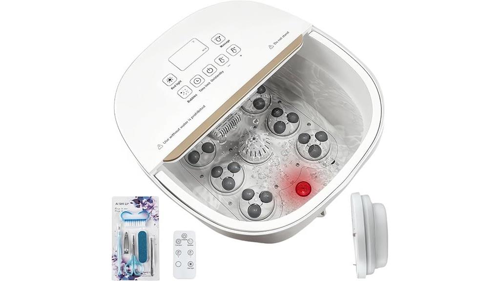 portable heated foot massager
