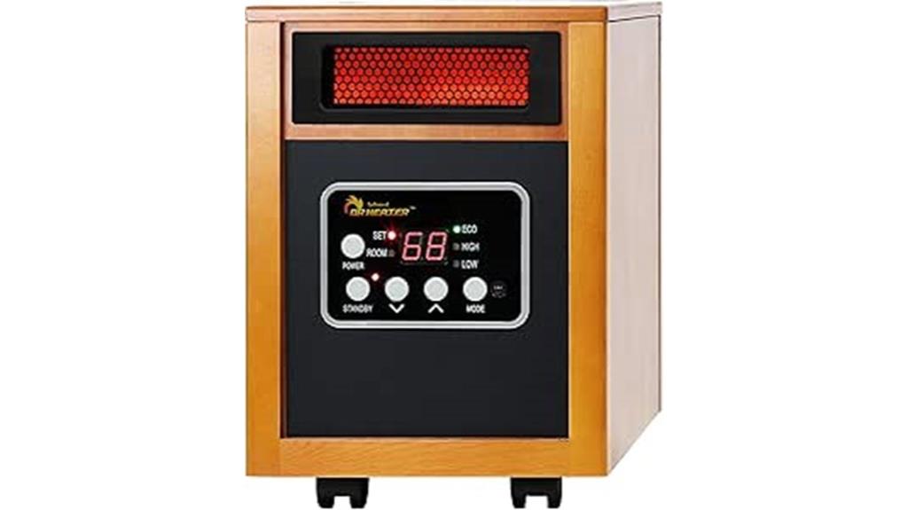 portable infrared heating device
