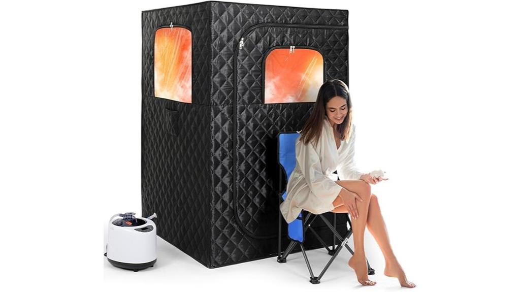 portable sauna with steam