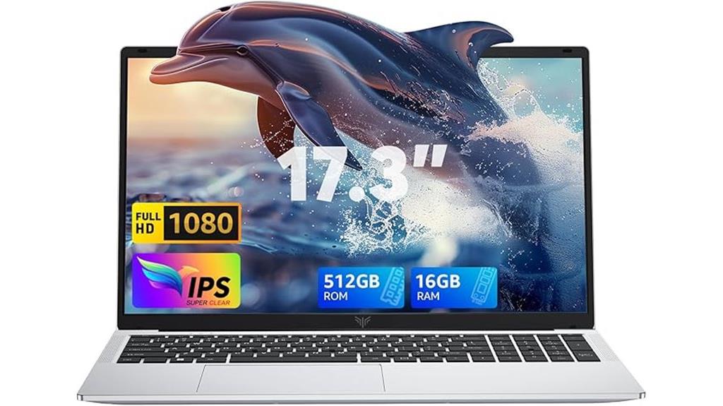 powerful 17 3 inch business laptop