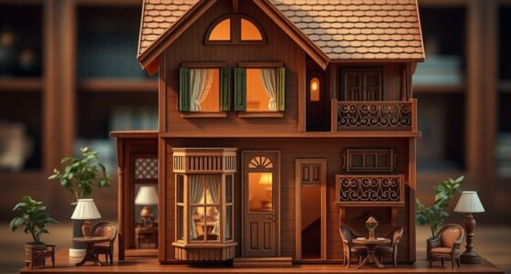 premium wooden dollhouse sets