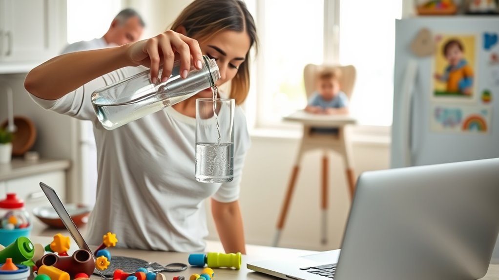 prioritize hydration through planning