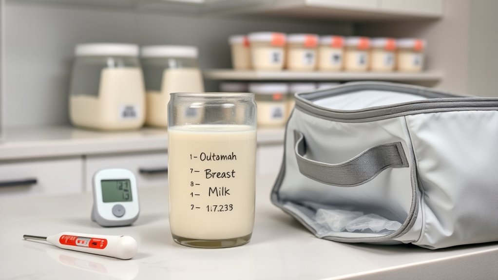 proper milk storage practices