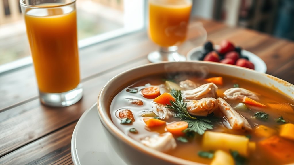 proper nutrition promotes recovery