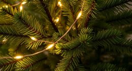 realistic pre lit christmas trees