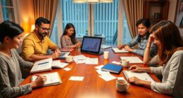 regular monthly family budget meetings