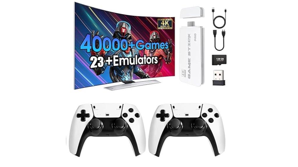 retro console with extensive games