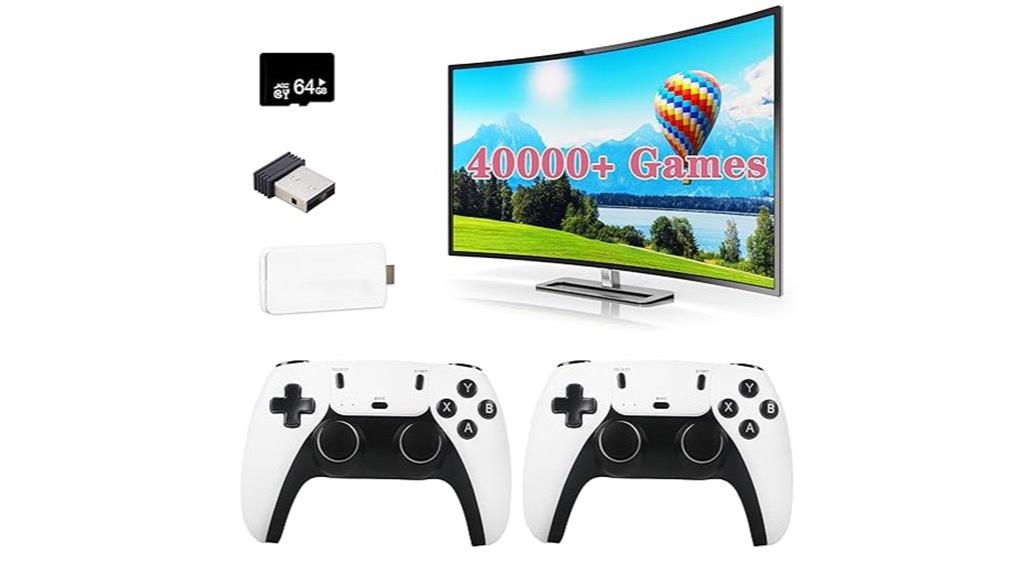 retro gaming console with 28 emulators