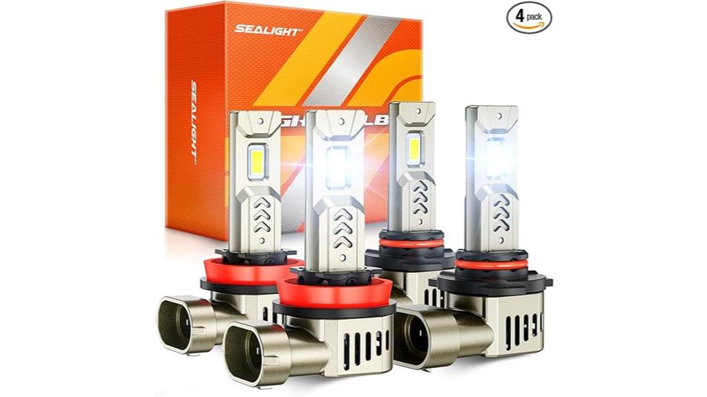 sealight hb3 h9 bulb pack