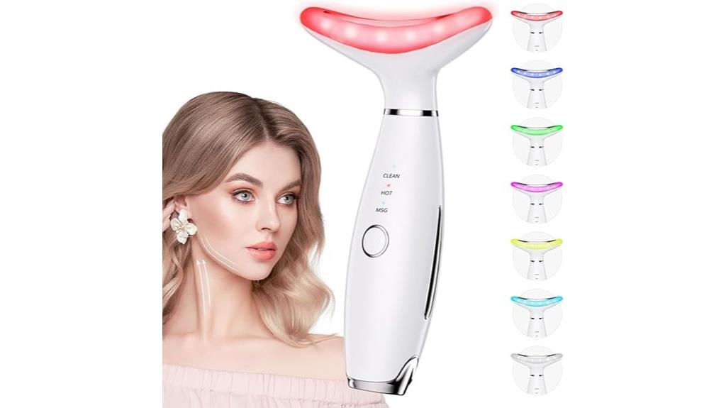 seven color facial therapy device