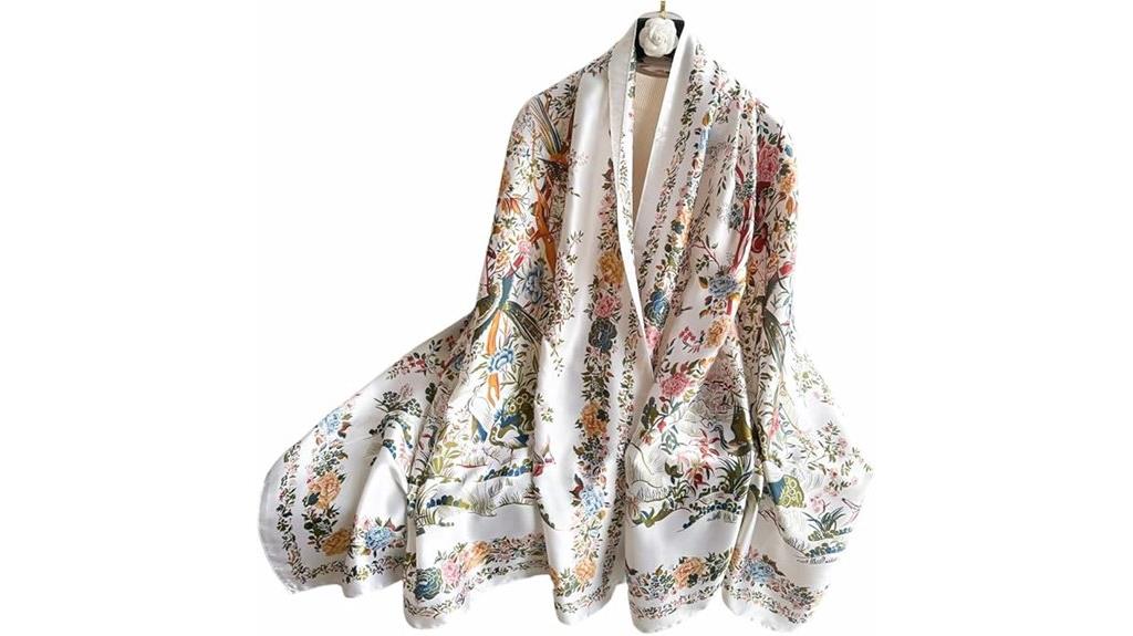 silk floral fashion accessories