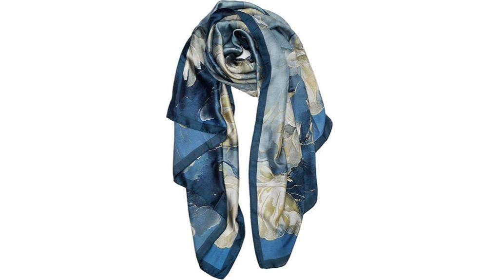 silk mulberry long scarf