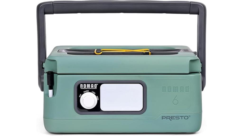 six quart portable slow cooker