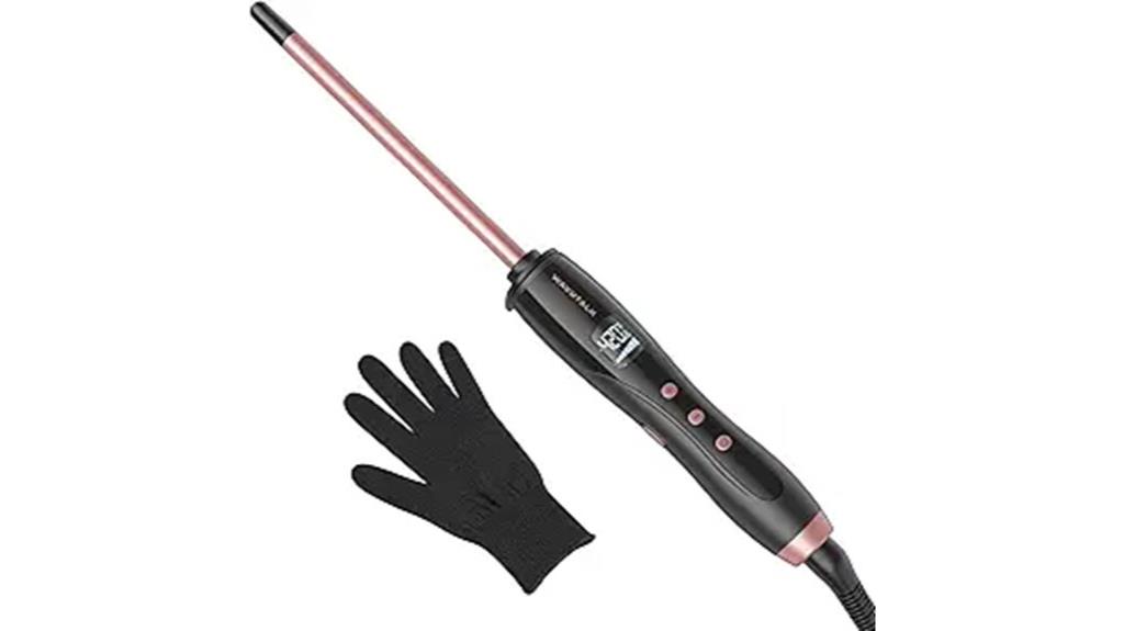 small curling wand package