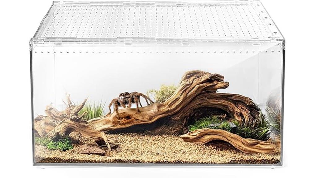 small reptile enclosure tank
