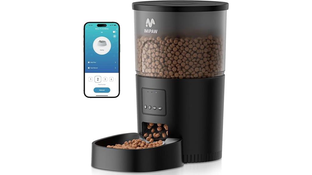 smart app controlled cat feeder